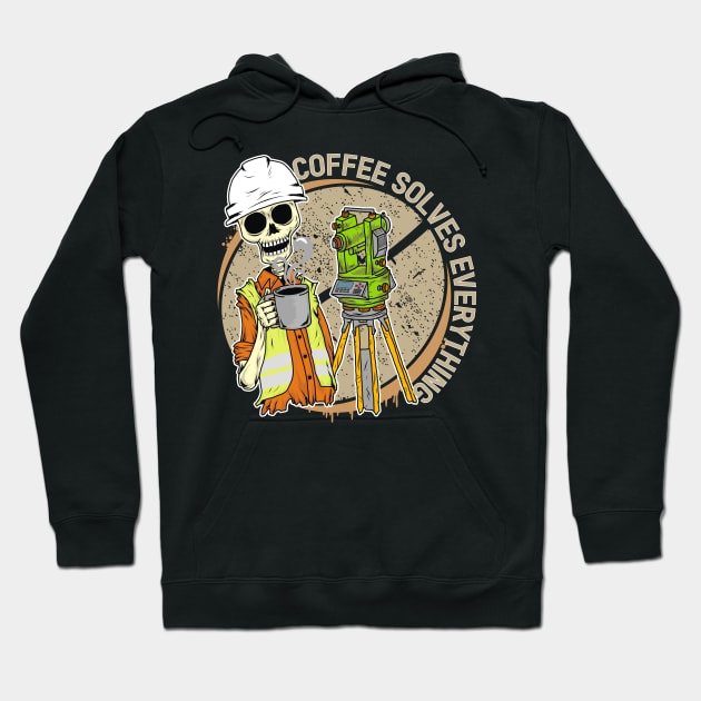 coffee solves everything Hoodie by AZMTH CLOTHING